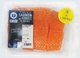 Pavé de saumon - U - Super U à Saint-Nazaire Pavé de saumon - U en promo chez Super U Saint-Nazaire à 10,45 €