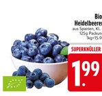 Bio Heidelbeeren im EDEKA Prospekt Bio Heidelbeeren von im aktuellen EDEKA Prospekt für 1,99 €