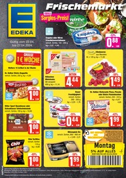 EDEKA Frischemarkt Prospekt für Stein: "Top Angebote", 4 Seiten, 22.04.2024 - 27.04.2024
