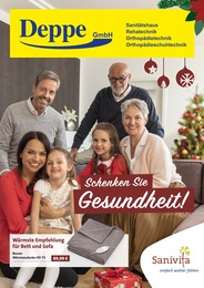 Sanitätshaus Prospekt von Sanitätshaus Deppe GmbH Northeim Sanitätshaus Deppe GmbH Prospekt: "Schenken Sie Gesundheit!", 6 Seiten, 14.11.2022 - 31.01.2023