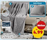 Wohndecke oder Deko-Kissen Angebote von HOME IDEAS bei Penny Hoyerswerda für 4,99 €