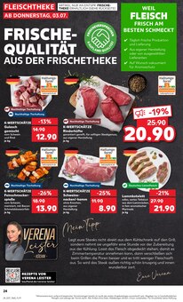 Steak im aktuellen Kaufland Prospekt (Göttingen) Steak im Kaufland Prospekt "KNÜLLER" mit 62 Seiten (Göttingen)