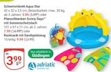 Aktuelle Rucksack Angebote bei GLOBUS in Saarbrücken Aktuelles Schwimmbrett Aqua Star Angebot bei GLOBUS in Saarbrücken ab 3,99 €