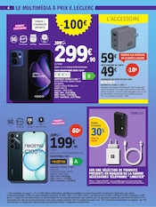 Promos Accessoires téléphone portable dans le catalogue "SPÉCIAL HIGH-TECH" de E.Leclerc Accessoires téléphone portable en promo dans le catalogue E.Leclerc à la page 4