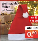 Weihnachts-Mütze mit Bommel bei Zimmermann im Norden Prospekt für 0,59 €