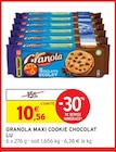 Granola maxi cookie chocolat - LU en promo chez Intermarché Granola maxi cookie chocolat - LU dans le catalogue Intermarché