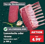 Lammlachs oder -krone Angebote von SALZWIESENLAMM bei Kaufland Neustadt für 4,99 €