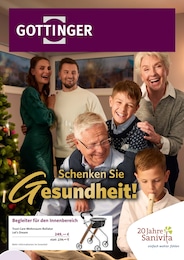 Sanitätshäuser Prospekt von F. Gottinger Orthopädietechnik GmbH in Poing Aktueller F. Gottinger Orthopädietechnik GmbH Sanitätshäuser Prospekt für Poing: Schenken Sie Gesundheit! mit 6} Seiten, 12.11.2025 - 31.01.2026