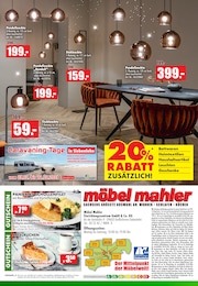 Möbel Mahler Siebenlehn Tischleuchte im Prospekt Möbel Mahler Siebenlehn Tischleuchte im Prospekt