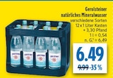 natürliches Mineralwasser Angebote von Gerolsteiner bei diska Plauen für 6,49 €