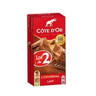 Tablettes de chocolat "lot de 2" - CÔTE D'OR en promo chez Carrefour Montigny-le-Bretonneux à 5,59 €