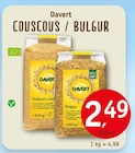 Couscous oder Bulgur im Erdkorn Biomarkt Prospekt Couscous oder Bulgur von Davert im aktuellen Erdkorn Biomarkt Prospekt für 2,49 €