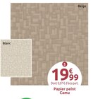 Papier peint expansé sur intissé Camu en promo chez Mr.Bricolage Carpentras à 19,99 €