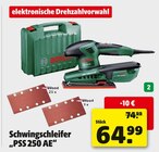 Schwingschleifer „PSS 250 AE“ im aktuellen Hagebaumarkt Prospekt für 64,99 €