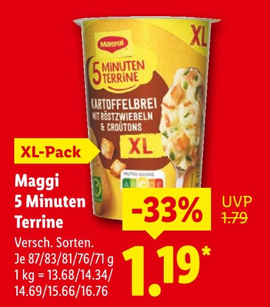 5 Minuten Terrine XL Kartoffelbrei mit Röstzwiebeln & Croutons