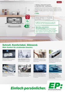 Geschirrspüler im EP: Prospekt "EP: Magazin - Miele" mit 12 Seiten (Wolfsburg)