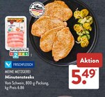 Minutensteaks von Meine Metzgerei im aktuellen ALDI SÜD Prospekt für 5,49 €