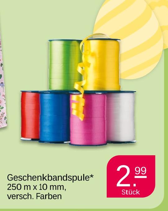 Geschenkbandspule