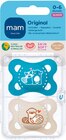 Beruhigungssauger aus Silikon Original von Mam für 7,25 € bei Rossmann im Angebot Beruhigungssauger aus Silikon Original von Mam im aktuellen Rossmann Prospekt
