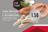 Aktuelles Wiener Würstchen Angebot bei E center in Essen ab 1,50 €