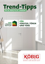 Aktueller Köbig Baustoffe Baumärkte Prospekt für Partenheim: Trend-Tipps FÜR DIE ENERGETISCHE SANIERUNG mit 8} Seiten, 20.09.2024 - 29.09.2024