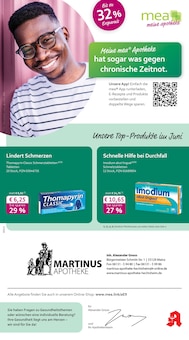 Aktueller mea - meine apotheke Prospekt "Unsere Juni-Angebote" für Mainz Aktueller mea - meine apotheke Prospekt für Mainz mit Seiten