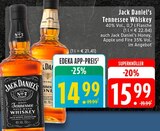 Tennessee Whiskey Angebote von Jack Daniel's bei EDEKA Willich für 14,99 €
