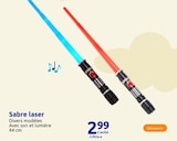 Sabre laser à 2,99 € dans le catalogue Action