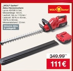 Akku-Heckenschere Lycos 40/500 H Set von WOLF Garten im aktuellen Woolworth Prospekt