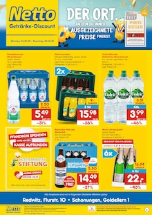 Netto Marken-Discount Prospekt DER ORT, AN DEM DU IMMER AUSGEZEICHNETE PREISE FINDEST. mit 2 Seiten