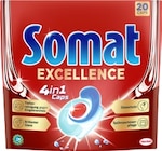 Excellence Spülmaschinen-Caps 4 in 1 im Angebot bei Thomas Philipps in Frechen Excellence Spülmaschinen-Caps 4 in 1 Angebote von Somat bei Thomas Philipps Frechen für 3,99 €