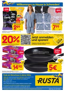 Süßigkeiten im aktuellen Rusta Prospekt (Essen) Süßigkeiten im Rusta Prospekt "Willkommen zu Hause in Schweden!" mit 16 Seiten (Essen)