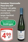 Pinot Gris AOP von Domaines Vinsmoselle für 4,99 € bei GLOBUS im Angebot Pinot Gris AOP von Domaines Vinsmoselle im aktuellen GLOBUS Prospekt