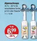 Alpenschnaps Angebote bei V-Markt Regensburg für 6,99 €