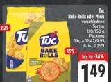 Bake Rolls im Angebot bei EDEKA in Coburg Bake Rolls Angebote von Tuc bei EDEKA Coburg für 1,49 €