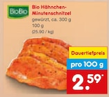 Bio Hähnchen-Minutenschnitzel von BoBo im aktuellen Netto Marken-Discount Prospekt für 2,59 €