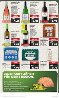 Bitburger im Kaufland Prospekt "Hier bin ich richtig" mit 66 Seiten (Worms)