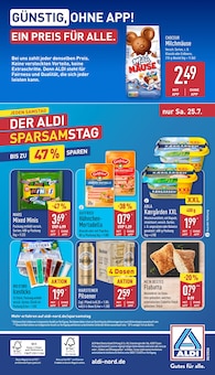 ALDI Nord Prospekt der aktuellen Woche, gültig von 20.07.2026 bis 25.07.2026 Aktueller ALDI Nord Prospekt "Aktuelle Angebote" mit 47 Seiten
