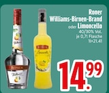 Williams-Birnen-Brand Angebote von Roner bei EDEKA Friedrichshafen für 14,99 €