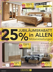 Aktueller BRAUN Möbel-Center Prospekt mit Schlafzimmer, "25 Jahre Braun Möbel-Center Freiburg", Seite 10