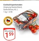 Aktuelles Cocktailrispentomaten Angebot bei GLOBUS in Salzgitter ab 1,59 €