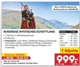 RUNDREISE MYSTISCHES SCHOTTLAND von trendtours Touristik GmbH im aktuellen Netto Marken-Discount Prospekt für 999,00 €