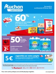 Prospectus Auchan Supermarché à Épinal, "Le mois WAAOH !!!", 8 pages, 14/02/2023 - 19/02/2023
