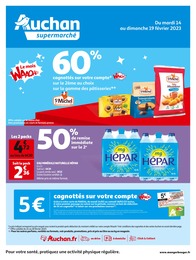 Catalogue Supermarchés de Auchan Supermarché à Épinal Prospectus Auchan Supermarché à Épinal, "Le mois WAAOH !!!", 8 pages, 14/02/2023 - 19/02/2023