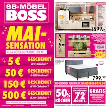 SB Möbel Boss Prospekt für Neubrandenburg mit 12 Seiten SB Möbel Boss Prospekt für Neubrandenburg: "MAI-SENSATION", 12 Seiten, 05.05.2025 - 25.05.2025