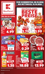 Kaufland Prospekt für Lübbecke mit 70 Seiten Kaufland Prospekt für Lübbecke: "Hier bin ich richtig", 70 Seiten, 08.10.2026 - 14.10.2026