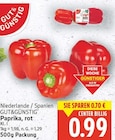 Paprika, rot von Gut&Günstig für 0,99 € bei E center im Angebot Paprika, rot von Gut&Günstig im aktuellen E center Prospekt