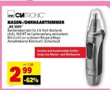 Nasen-/Ohhaartrimmer Angebote von Clatronic bei Marktkauf Tübingen für 2,99 €