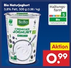 Bio Naturjoghurt bei Netto Marken-Discount im Harzgerode Prospekt für 0,99 €