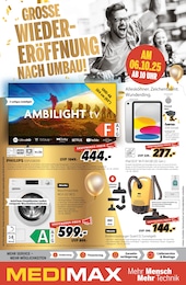 Der aktuelle MEDIMAX Prospekt GROSSE WIEDERERÖFFNUNG NACH UMBAU!